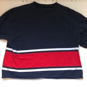 Brandy Melville Navy Striped Long sleeve